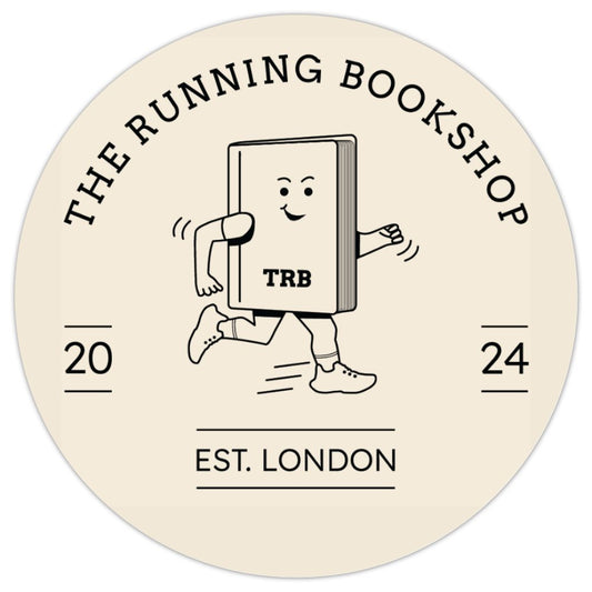 The Running Bookshop Sticker - White